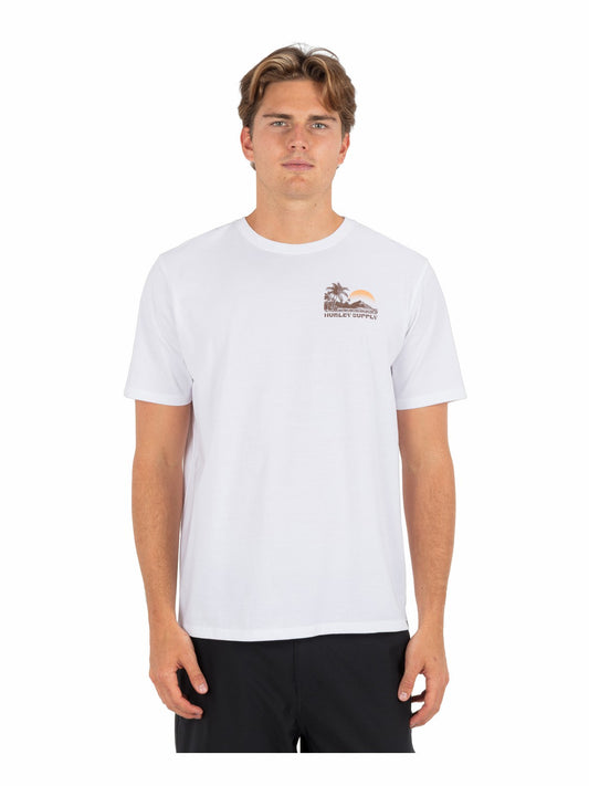 Hurley Mens Island Scape Short Sleeve