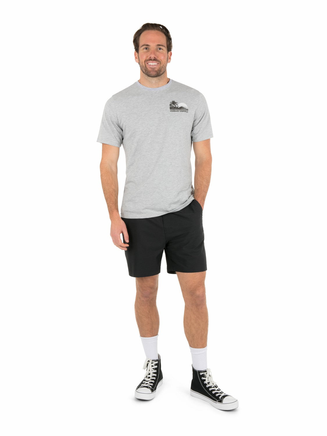 Hurley Mens Island Scape Short Sleeve