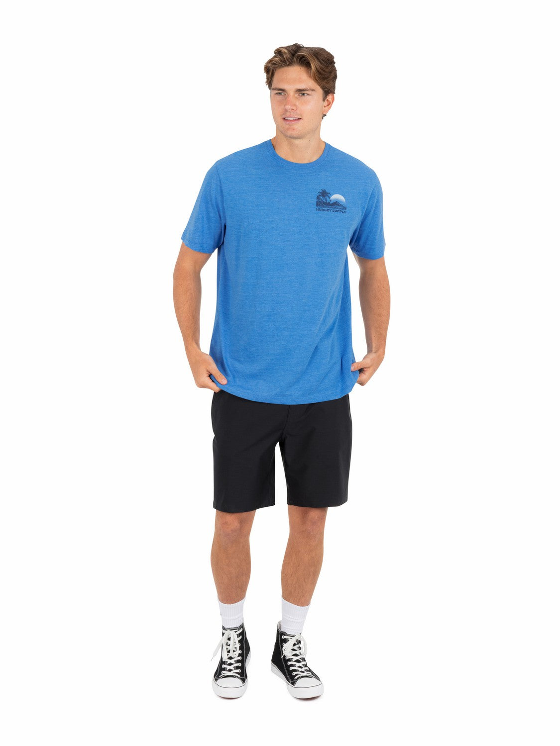 Hurley Mens Island Scape Short Sleeve