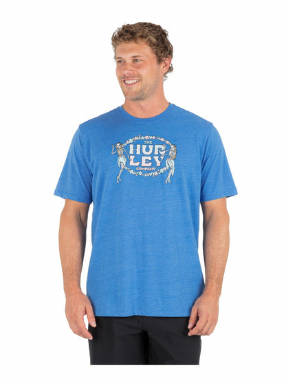 Hurley Mens Skull Dancin Short Sleeve