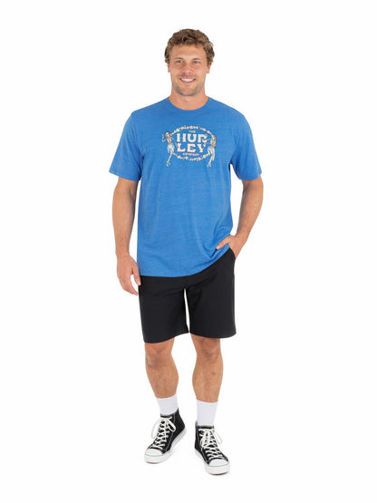 Hurley Mens Skull Dancin Short Sleeve