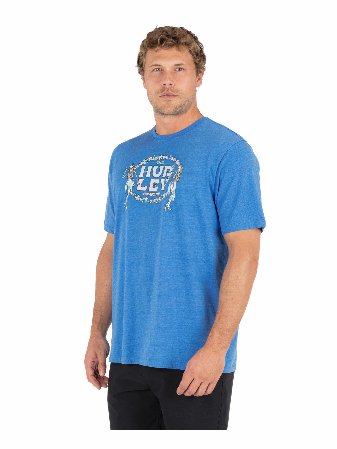 Hurley Mens Skull Dancin Short Sleeve