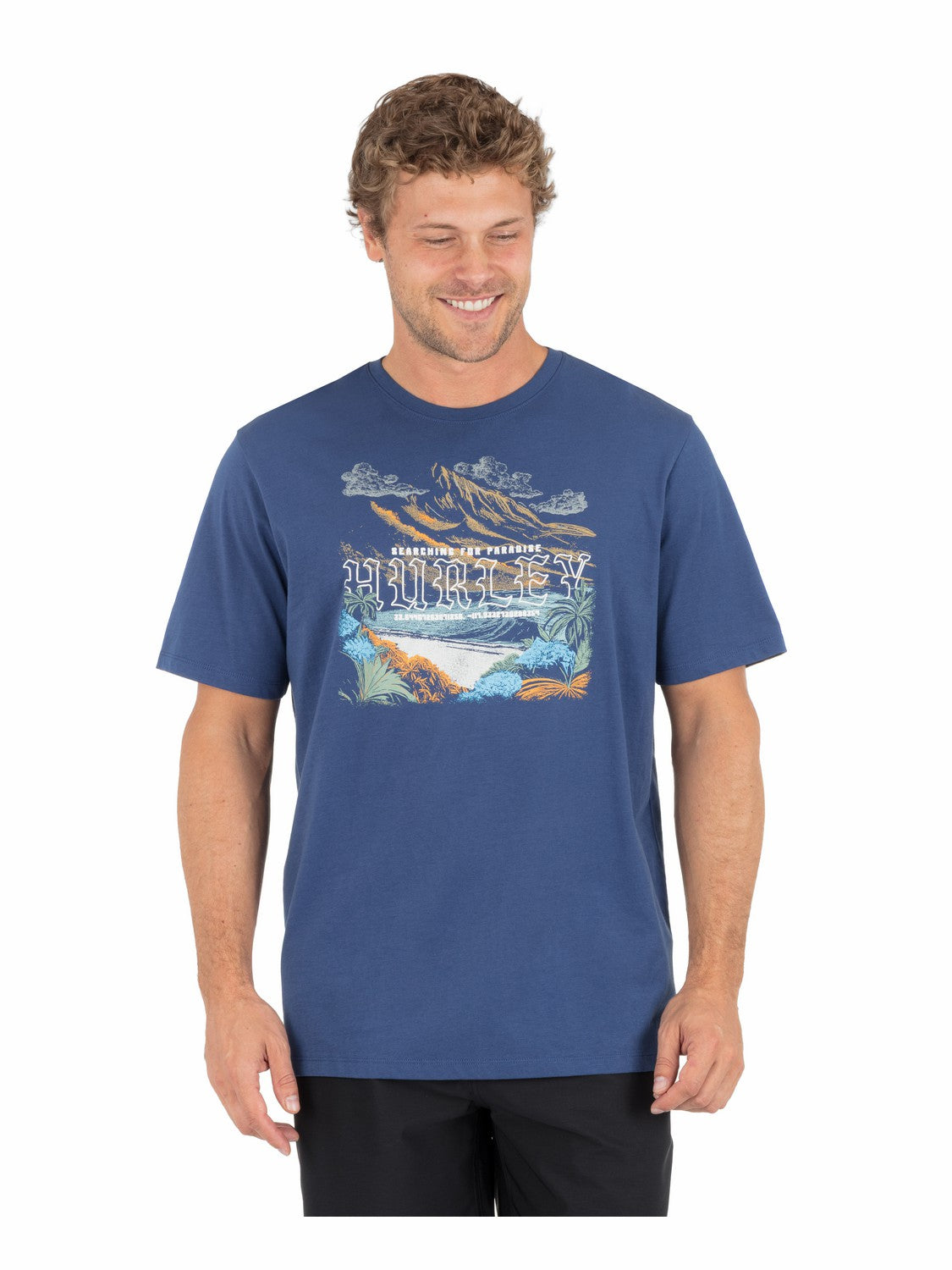 Hurley Mens Finding Paradise Short Sleeve
