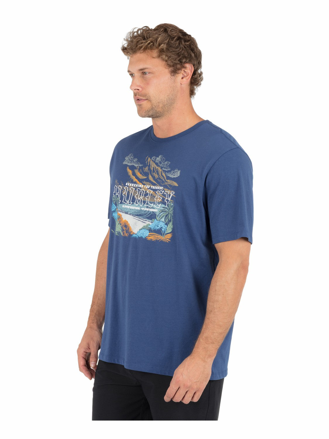 Hurley Mens Finding Paradise Short Sleeve