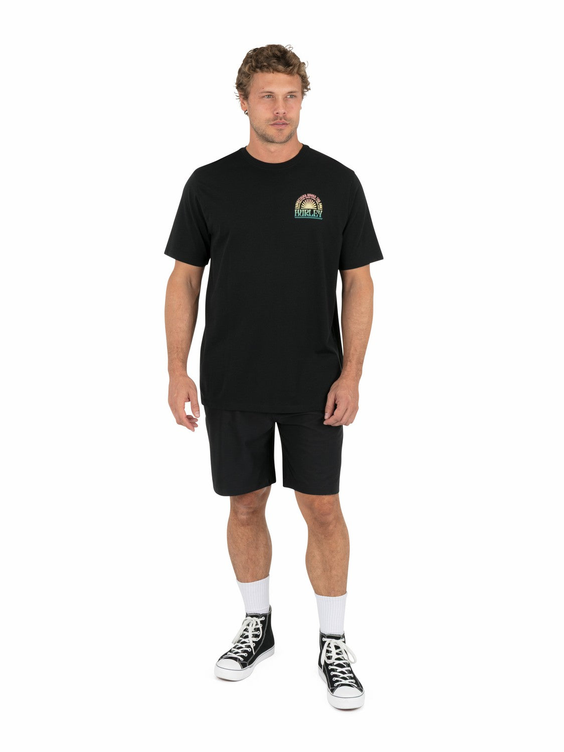 Hurley Mens Glyphic Short Sleeve