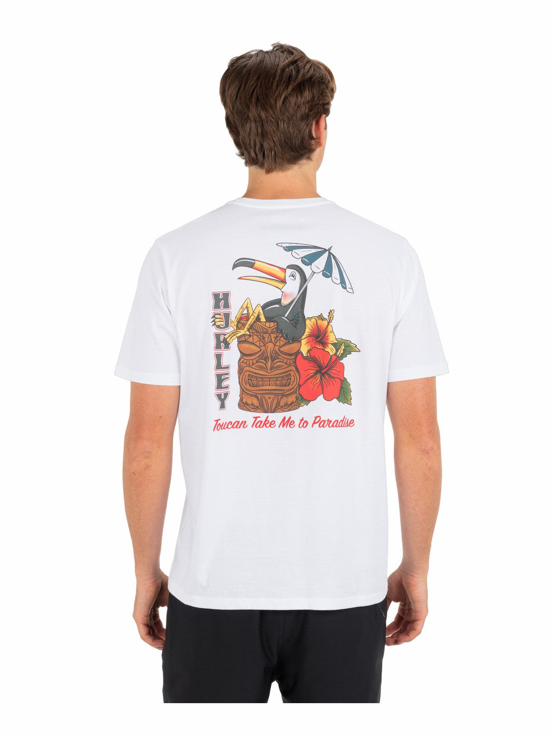 Hurley Mens Sippin On Paradise Short Sleeve