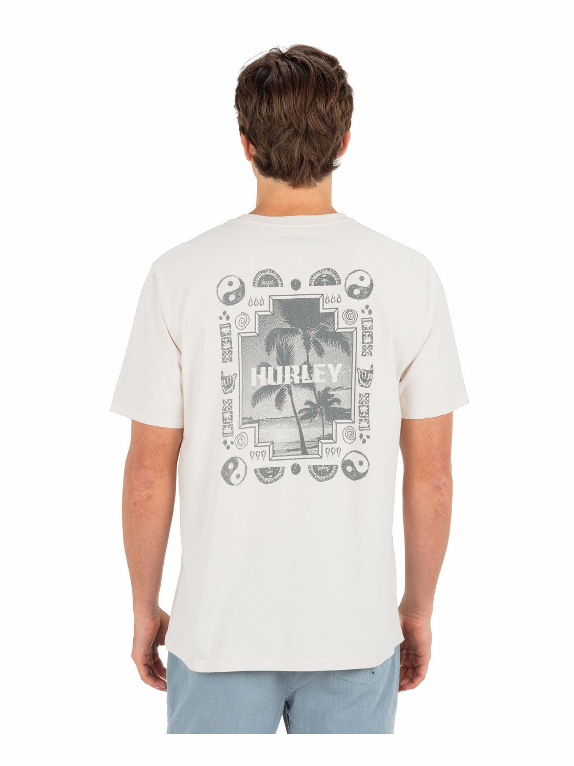 Hurley Mens Window Of Sand Short Sleeve