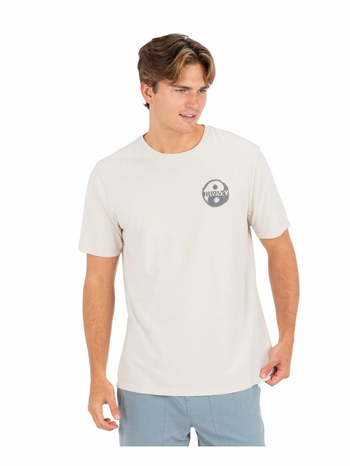 Hurley Mens Window Of Sand Short Sleeve