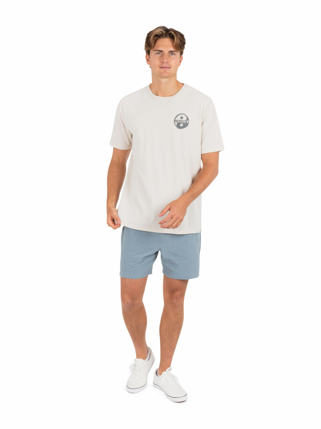 Hurley Mens Window Of Sand Short Sleeve