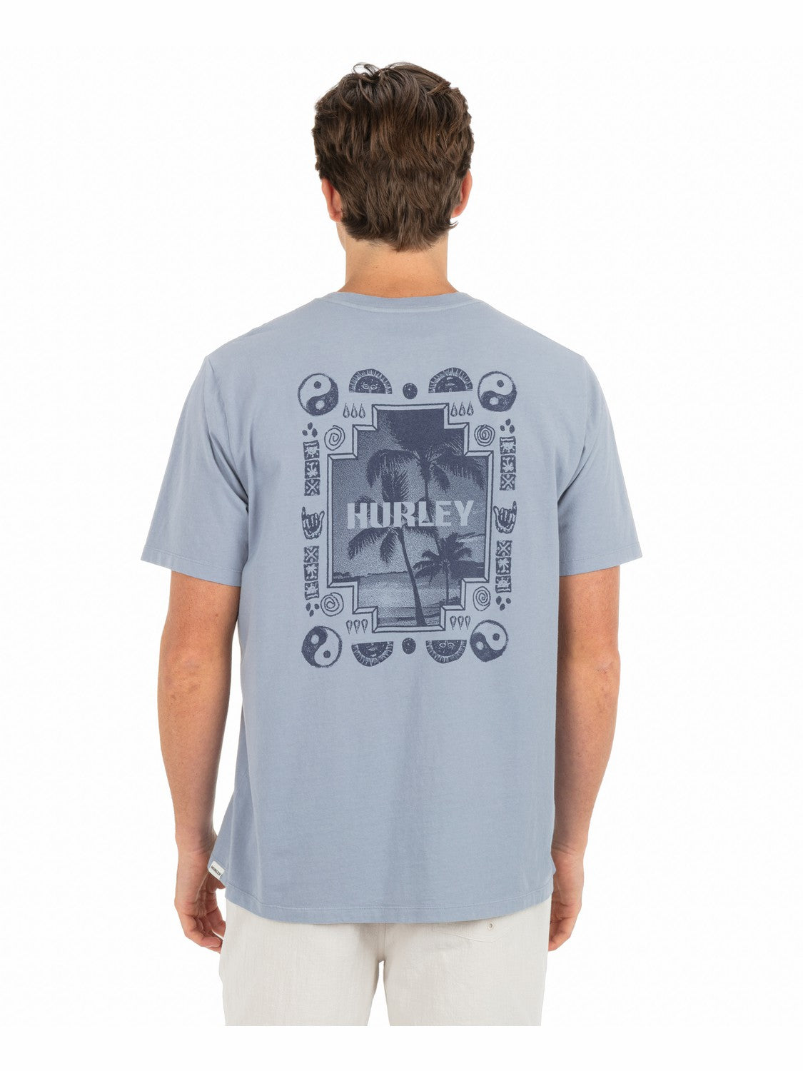 Hurley Mens Window Of Sand Short Sleeve