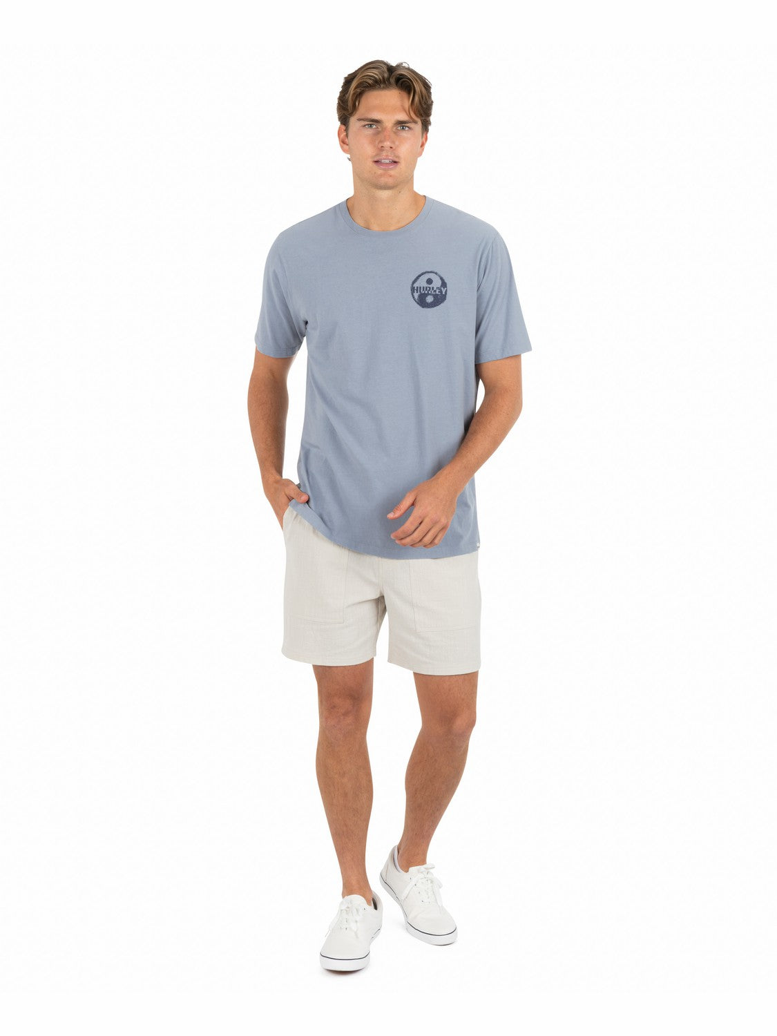 Hurley Mens Window Of Sand Short Sleeve