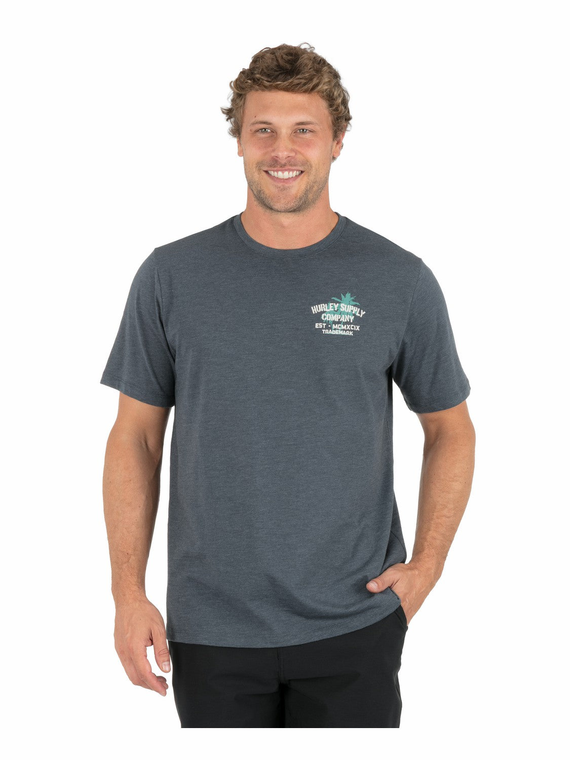 Hurley Mens Shape Shack Slub Short Sleeve