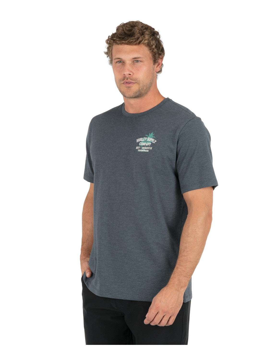 Hurley Mens Shape Shack Slub Short Sleeve