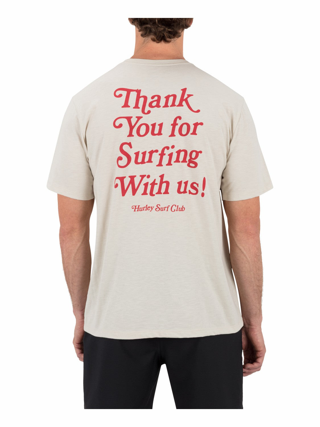 Hurley Mens Thank You Slub Short Sleeve