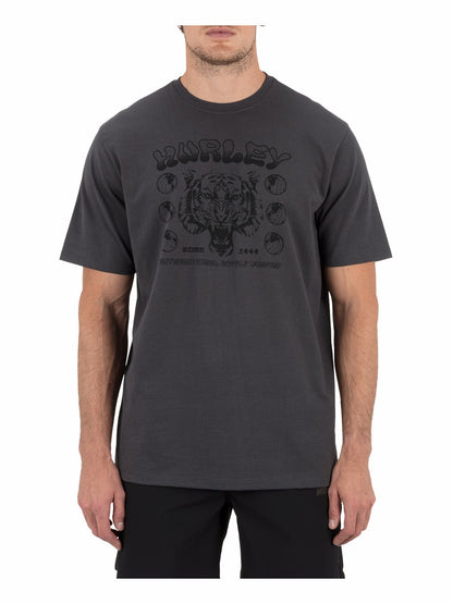 Hurley Mens H2O Dri El Tigre No Se Short Sleeve