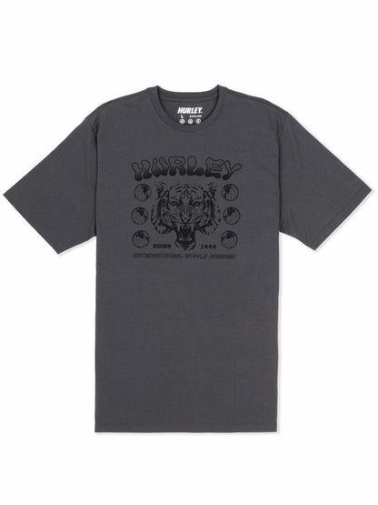 Hurley Mens H2O Dri El Tigre No Se Short Sleeve