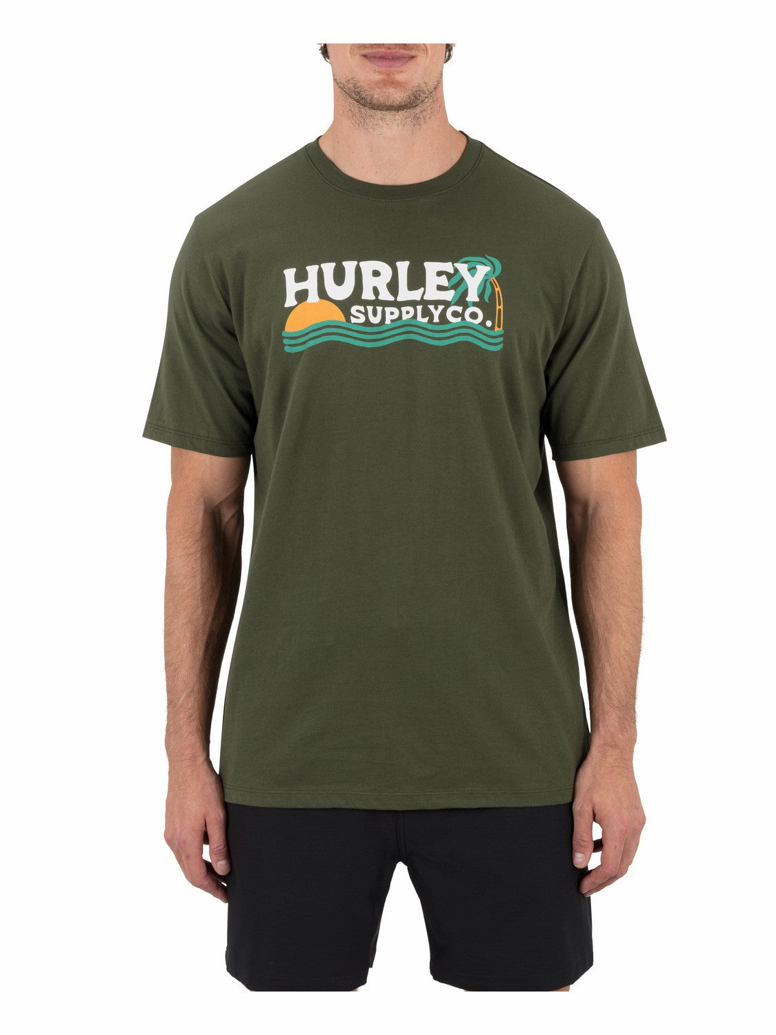 Hurley Mens Wet Sand Short Sleeve