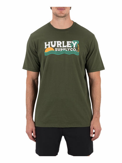 Hurley Mens Wet Sand Short Sleeve