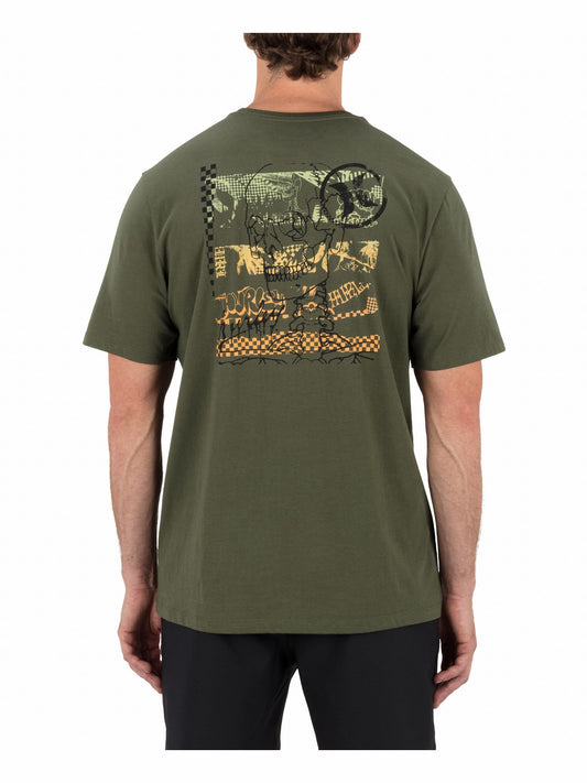 Hurley Mens Crusty Short Sleeve