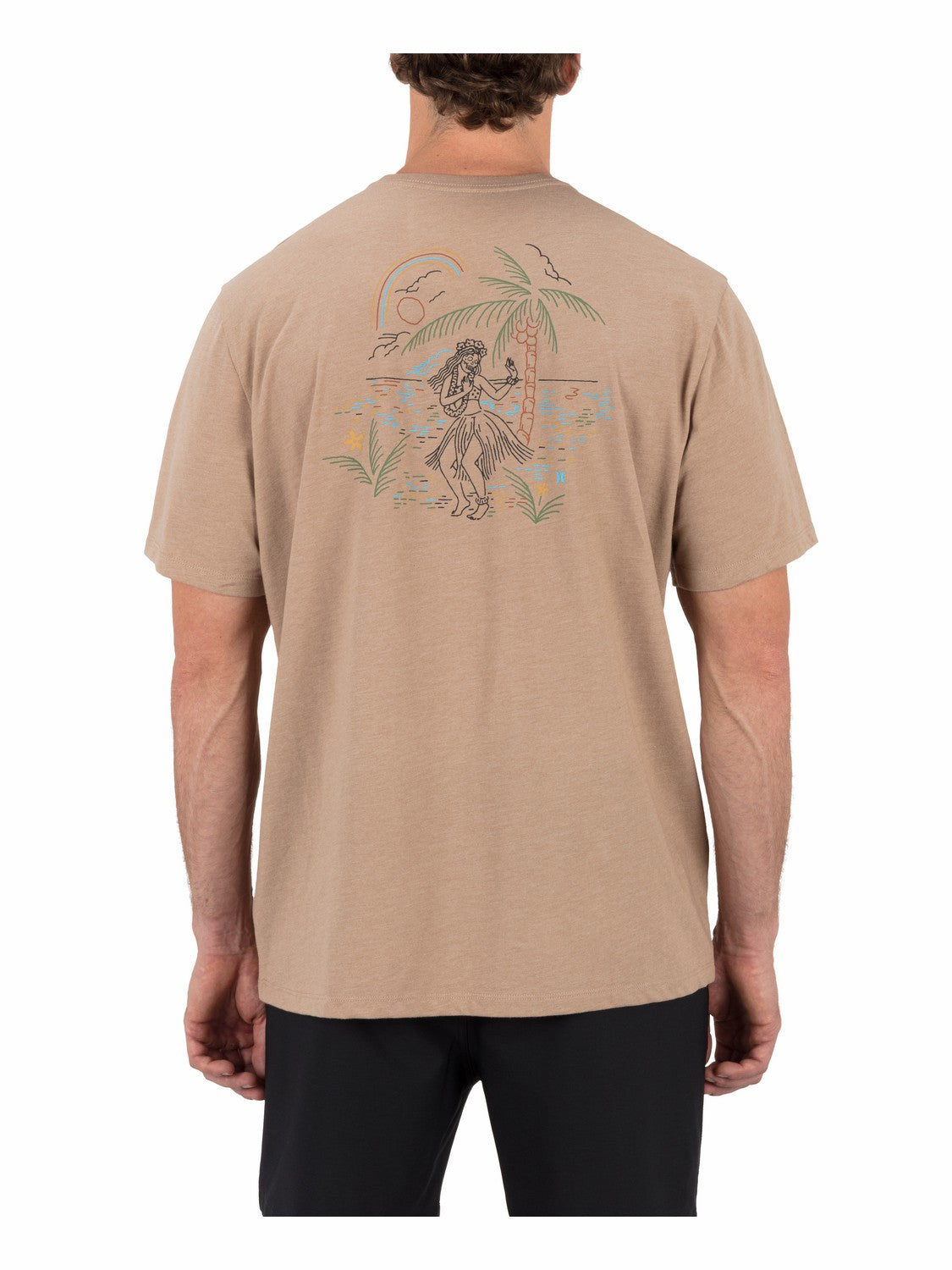 Hurley Mens Hula In Paradise Short Sleeve