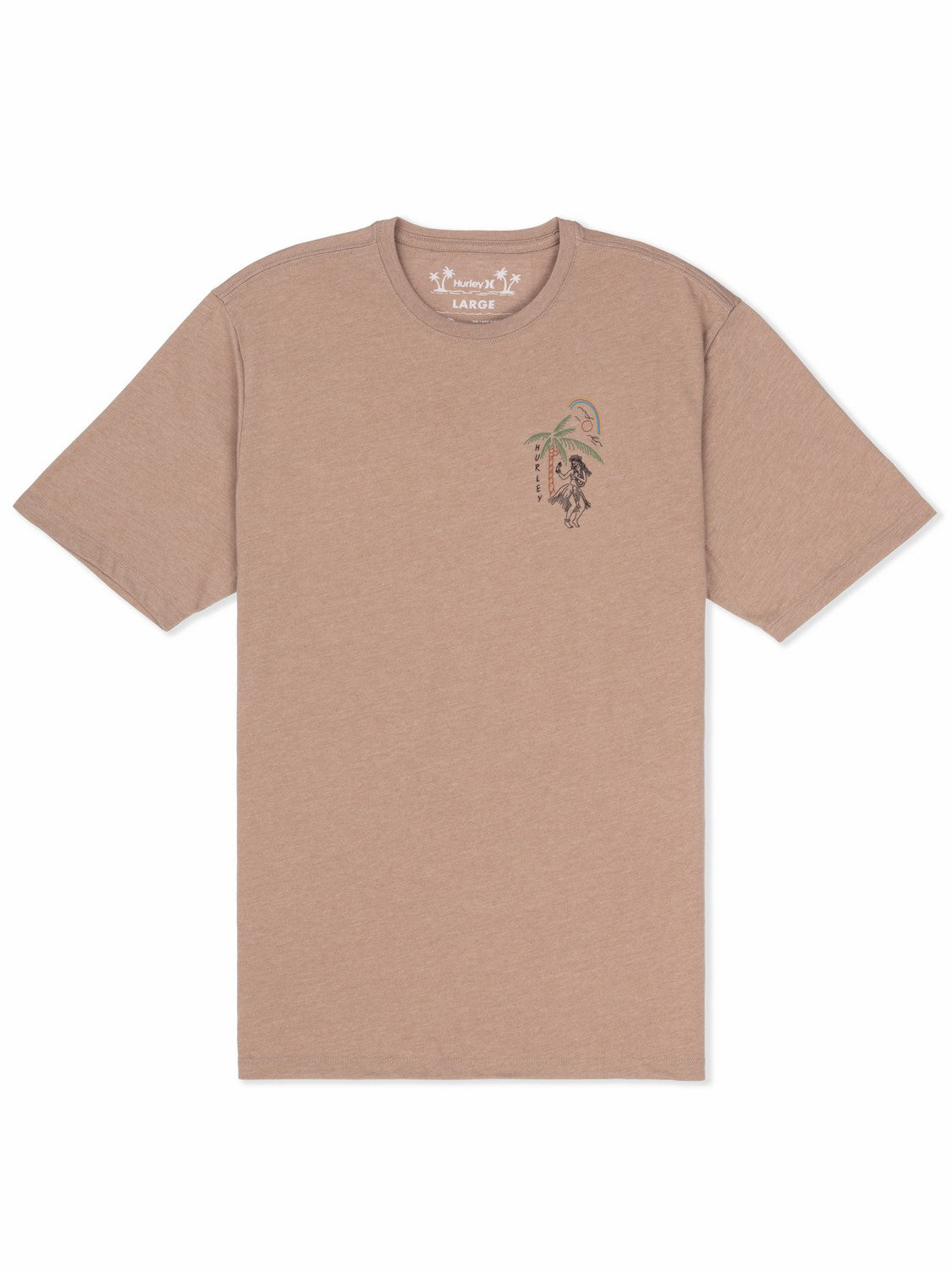 Hurley Mens Hula In Paradise Short Sleeve