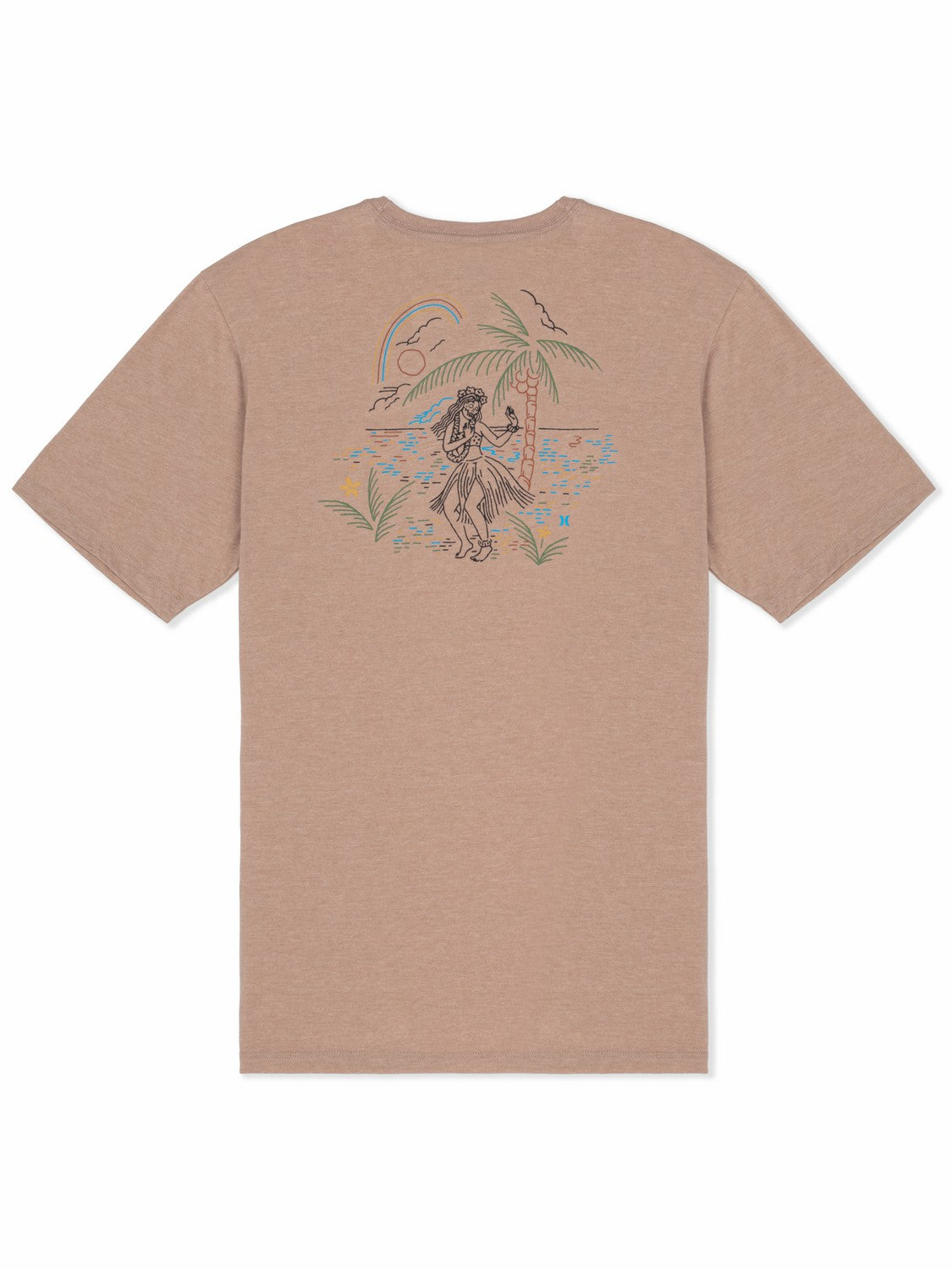 Hurley Mens Hula In Paradise Short Sleeve