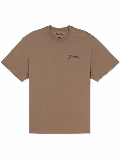 Hurley Mens Built Outline Short Sleeve T-Shirt