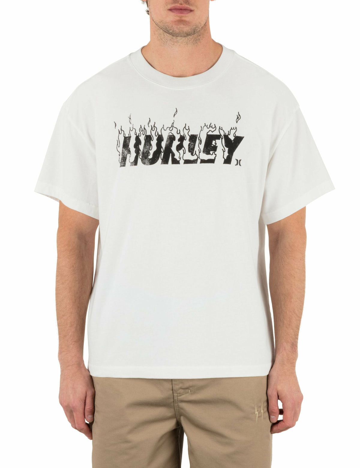 Hurley Mens Hurley x Travis Barker Hurley On Fire Short Sleeve Tee
