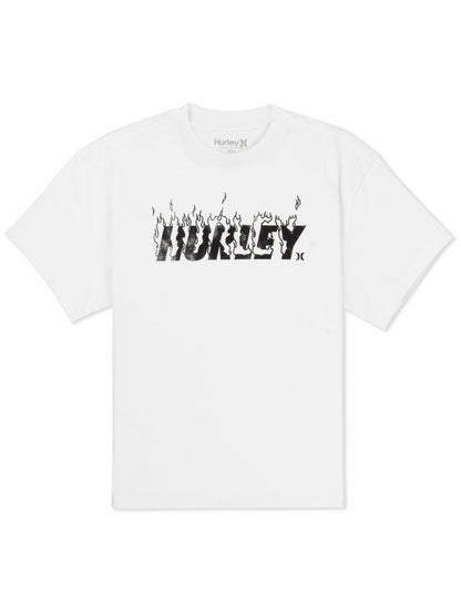 Hurley Mens Hurley x Travis Barker Hurley On Fire Short Sleeve Tee