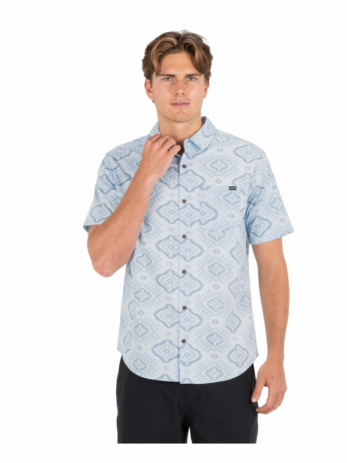 Hurley Mens Lido Stretch Short Sleeve