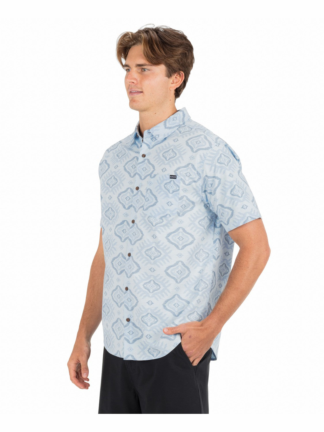Hurley Mens Lido Stretch Short Sleeve