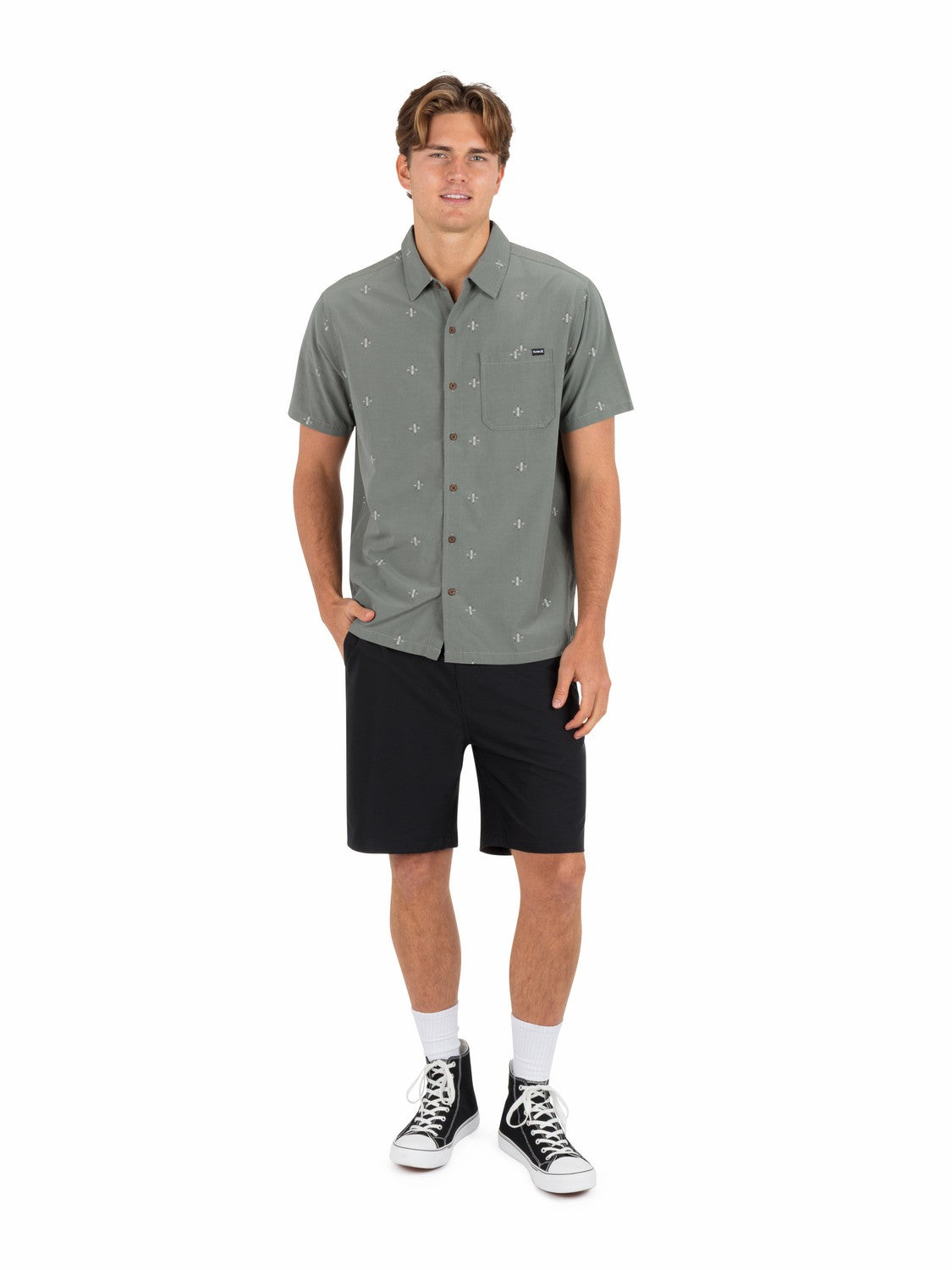 Hurley Mens Aero Short Sleeve