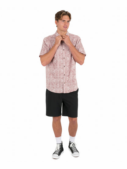 Hurley Mens Lido Stretch Short Sleeve
