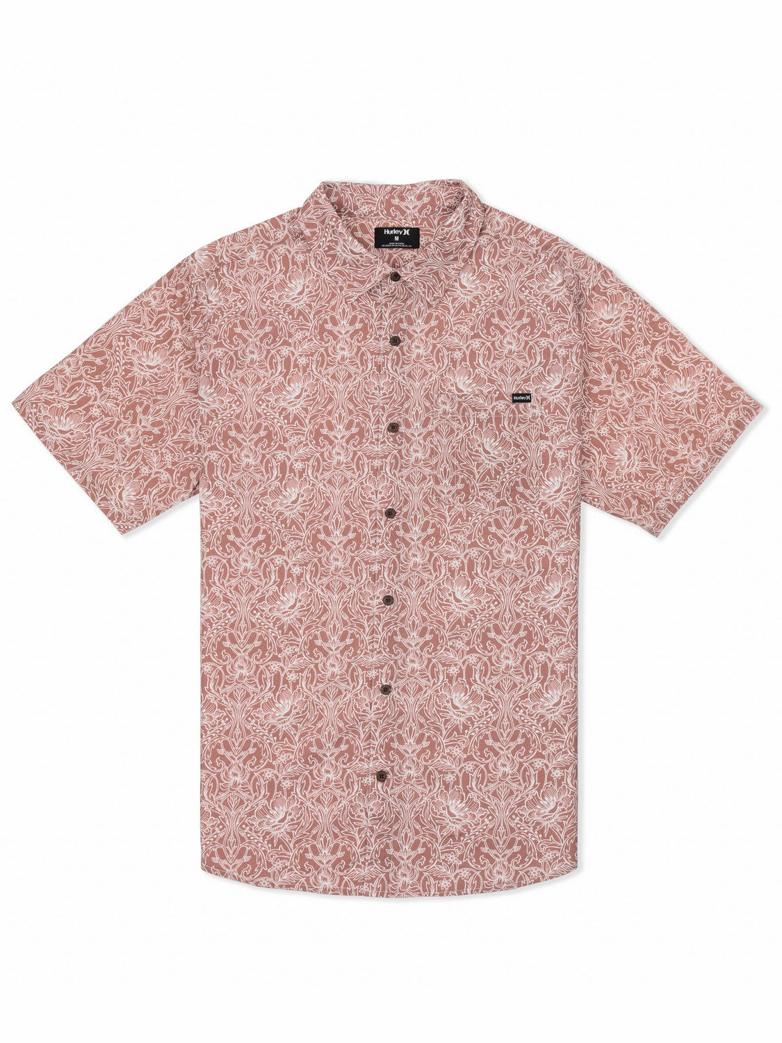 Hurley Mens Lido Stretch Short Sleeve