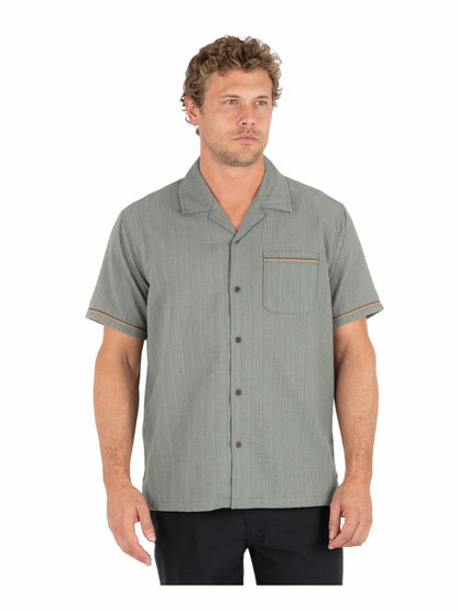Hurley Mens Lay Day Camp Short Sleeve
