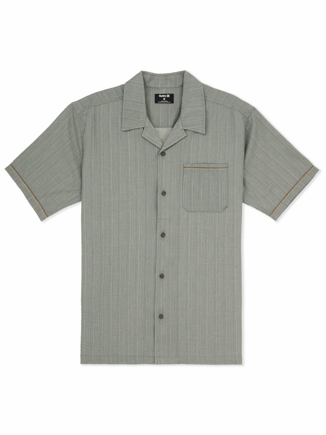 Hurley Mens Lay Day Camp Short Sleeve