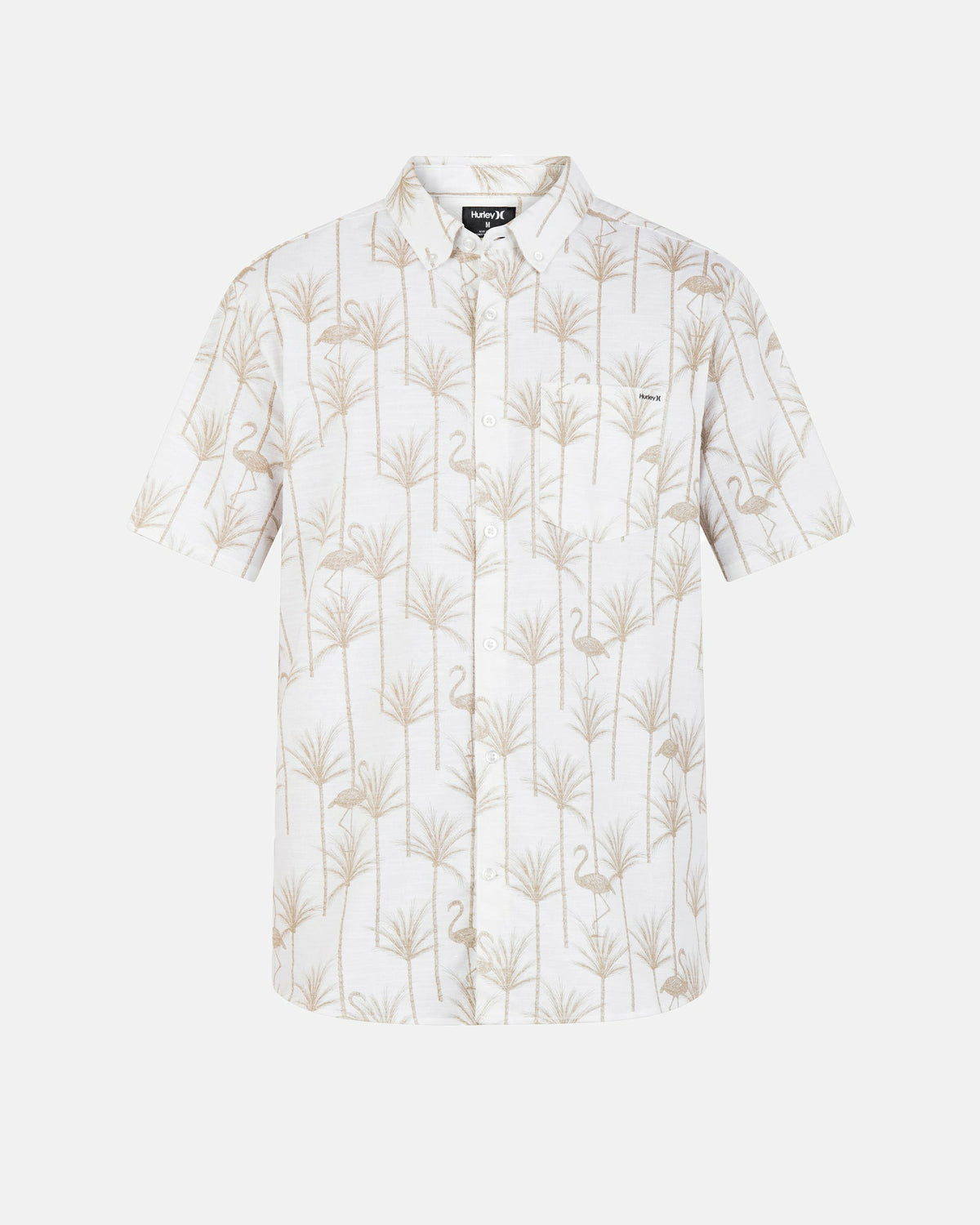 Hurley Mens One And Only Stretch Short Sleeve Shirt