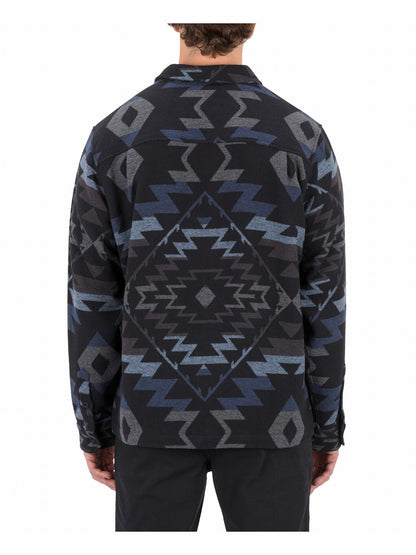 Hurley Mens Santa Cruz Jacquard Long Sleeve