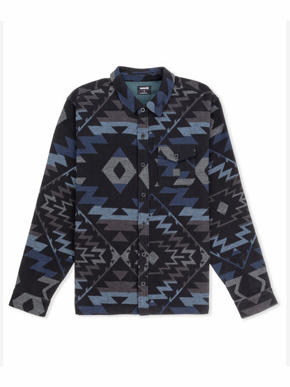 Hurley Mens Santa Cruz Jacquard Long Sleeve