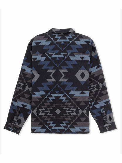 Hurley Mens Santa Cruz Jacquard Long Sleeve