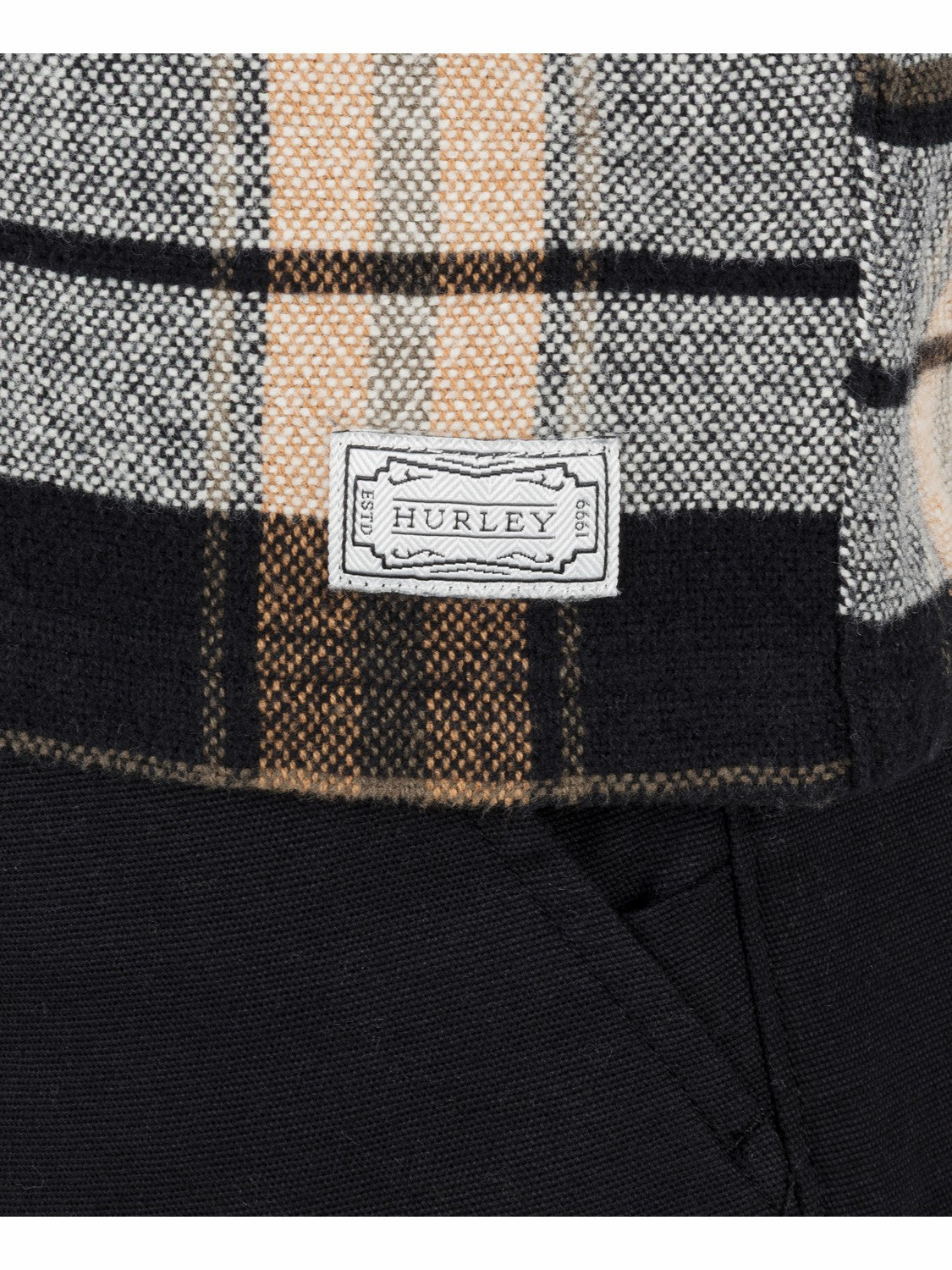Hurley Mens Santa Cruz Seaside Flannel Long Sleeve