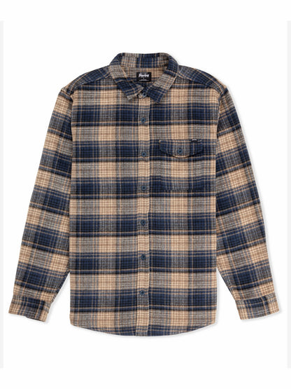 Hurley Mens Portland Heavyweight Flannel