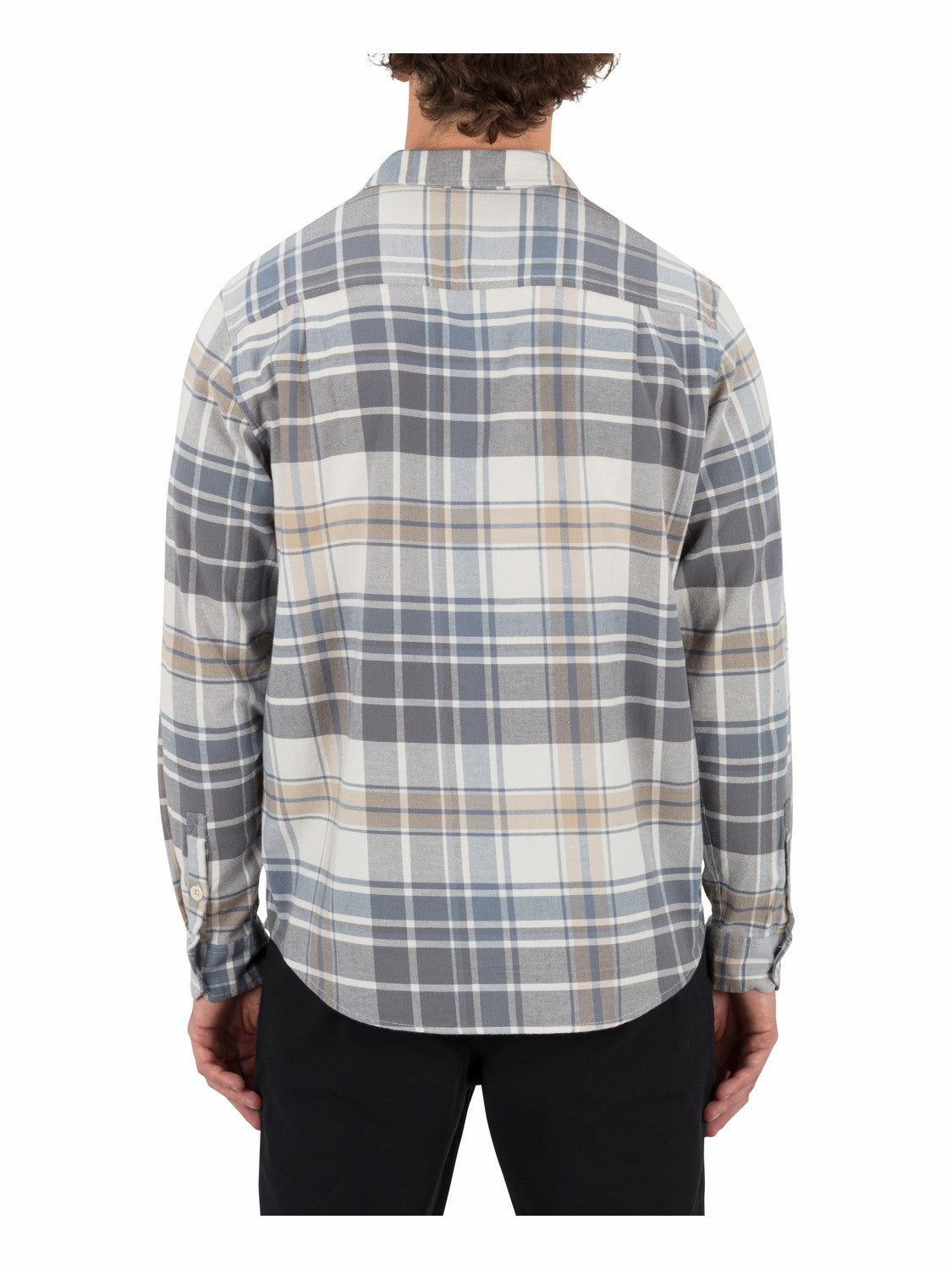 Hurley Mens Portland Stretch Flannel Long Sleeve