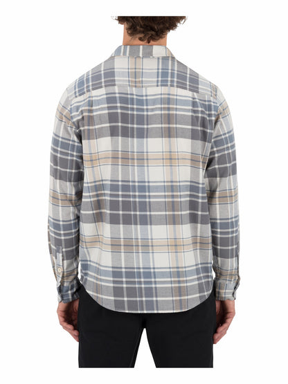 Hurley Mens Portland Stretch Flannel Long Sleeve