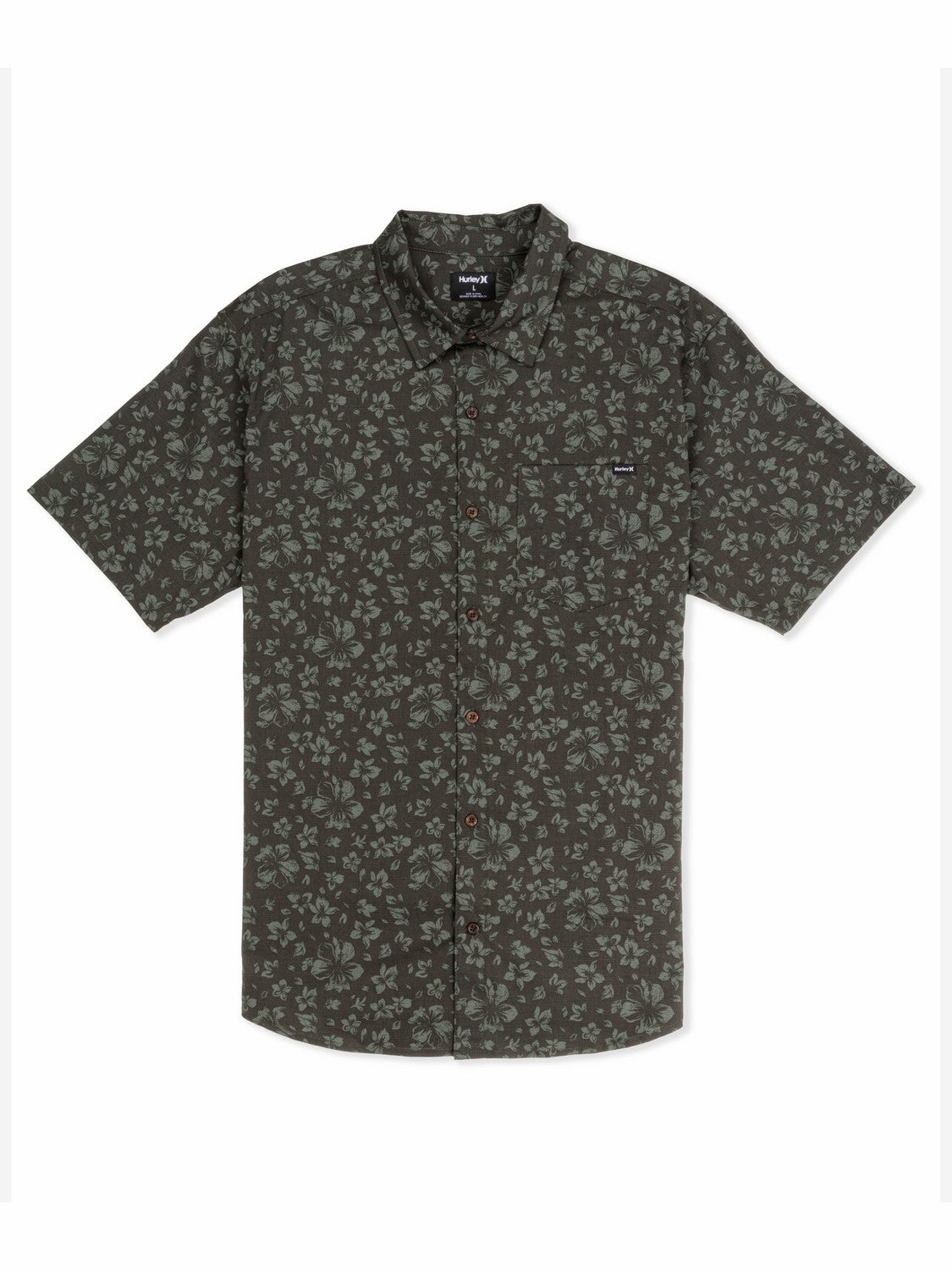 Hurley Mens Lido Stretch Short Sleeve