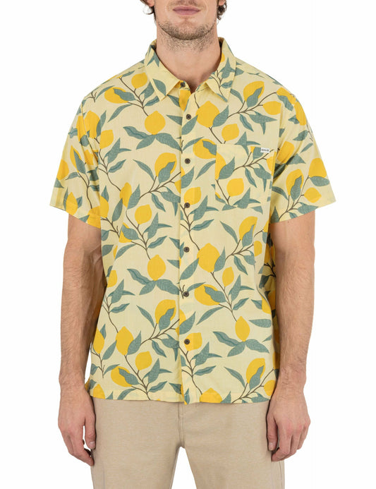 Hurley Mens Rincon Short Sleeve Printed Shirt
