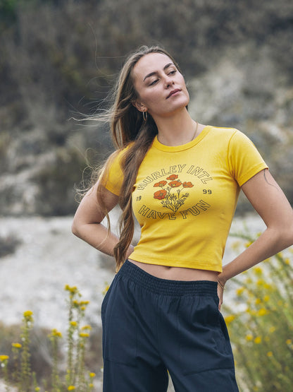 Hurley Womens Poppy Baby Tee