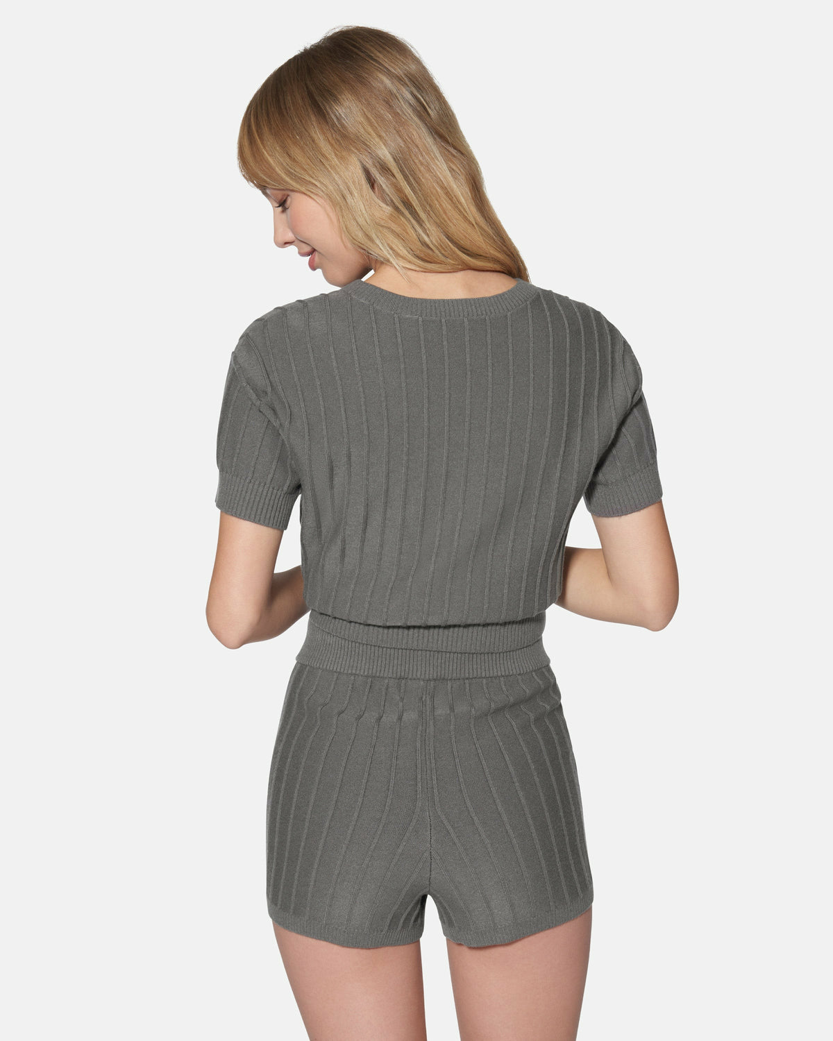 Hurley Womens Daylight Short Sleeve Sweater Top
