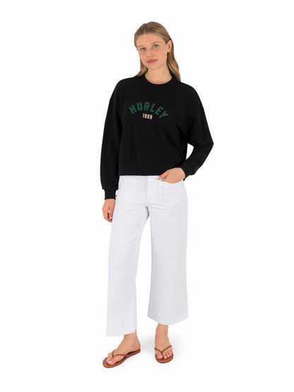Hurley Womens Worthy Boxy Crew