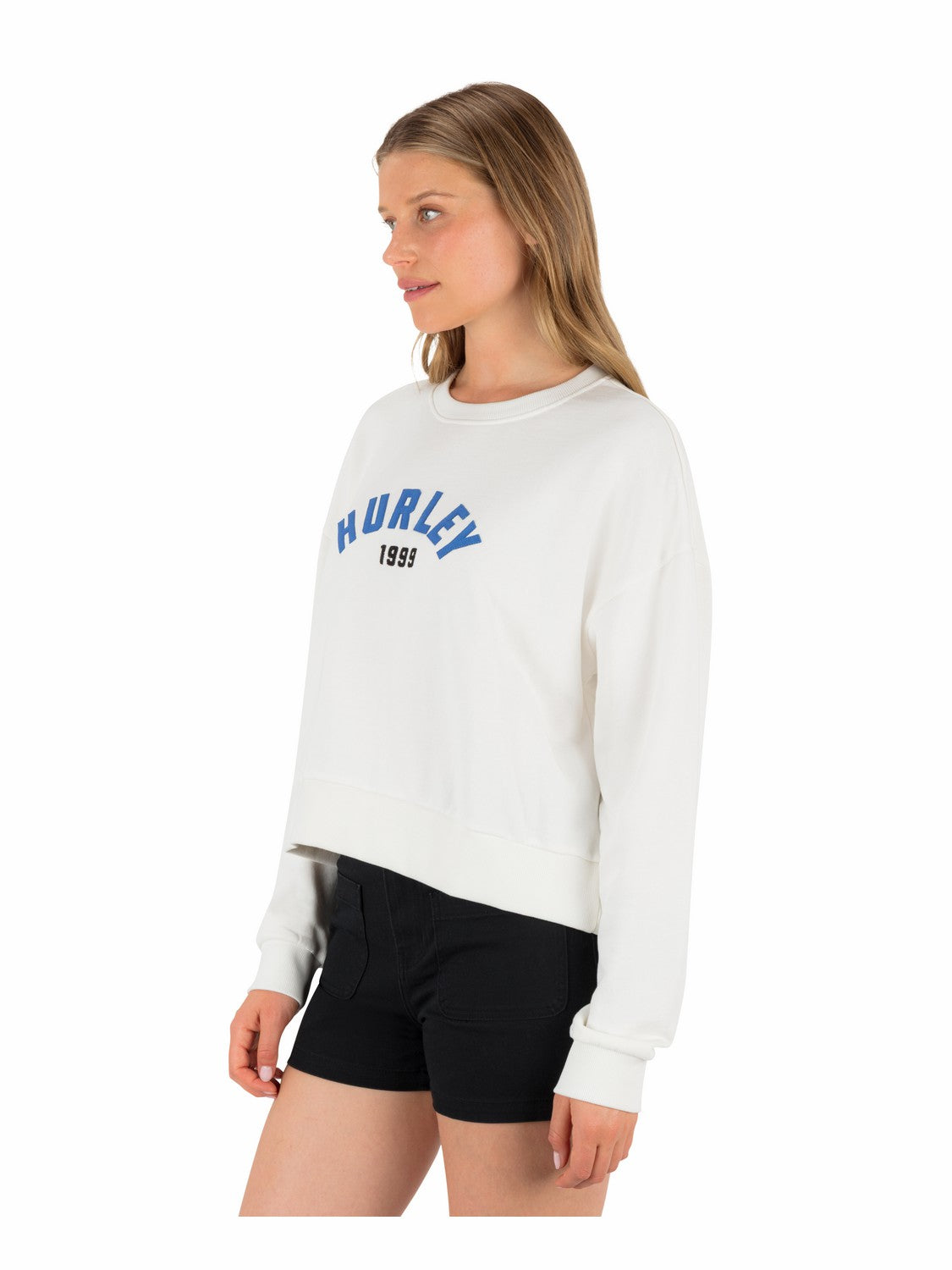Hurley Womens Worthy Boxy Crew